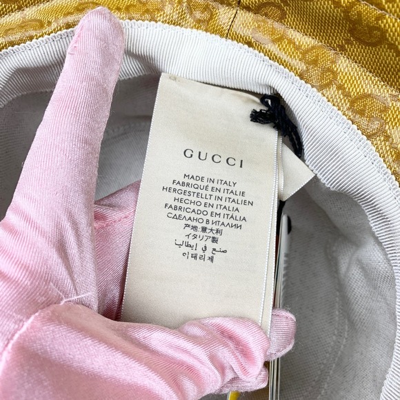 NWT Gucci x Adidas Bucket Hat In Brown Size M main image 12